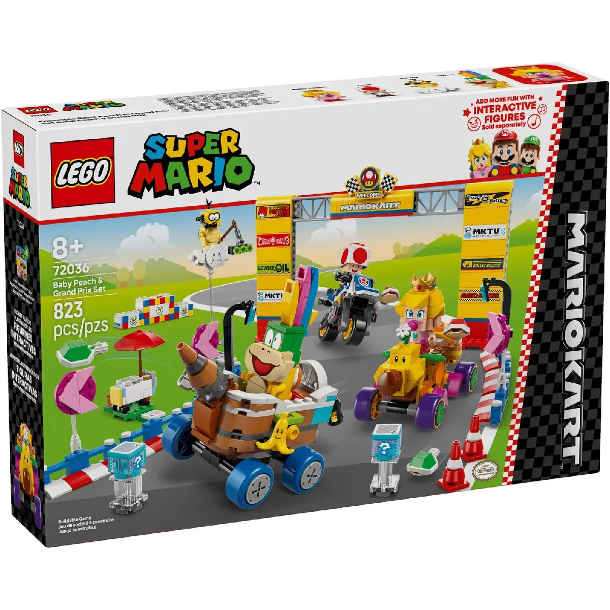 Lego Mario Kart Bébé Et Ensemble De Grand Prix Lego La Boite - vue 3