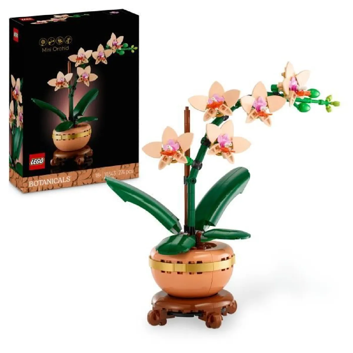 LEGO Botanique 10343 L'orchidée miniature