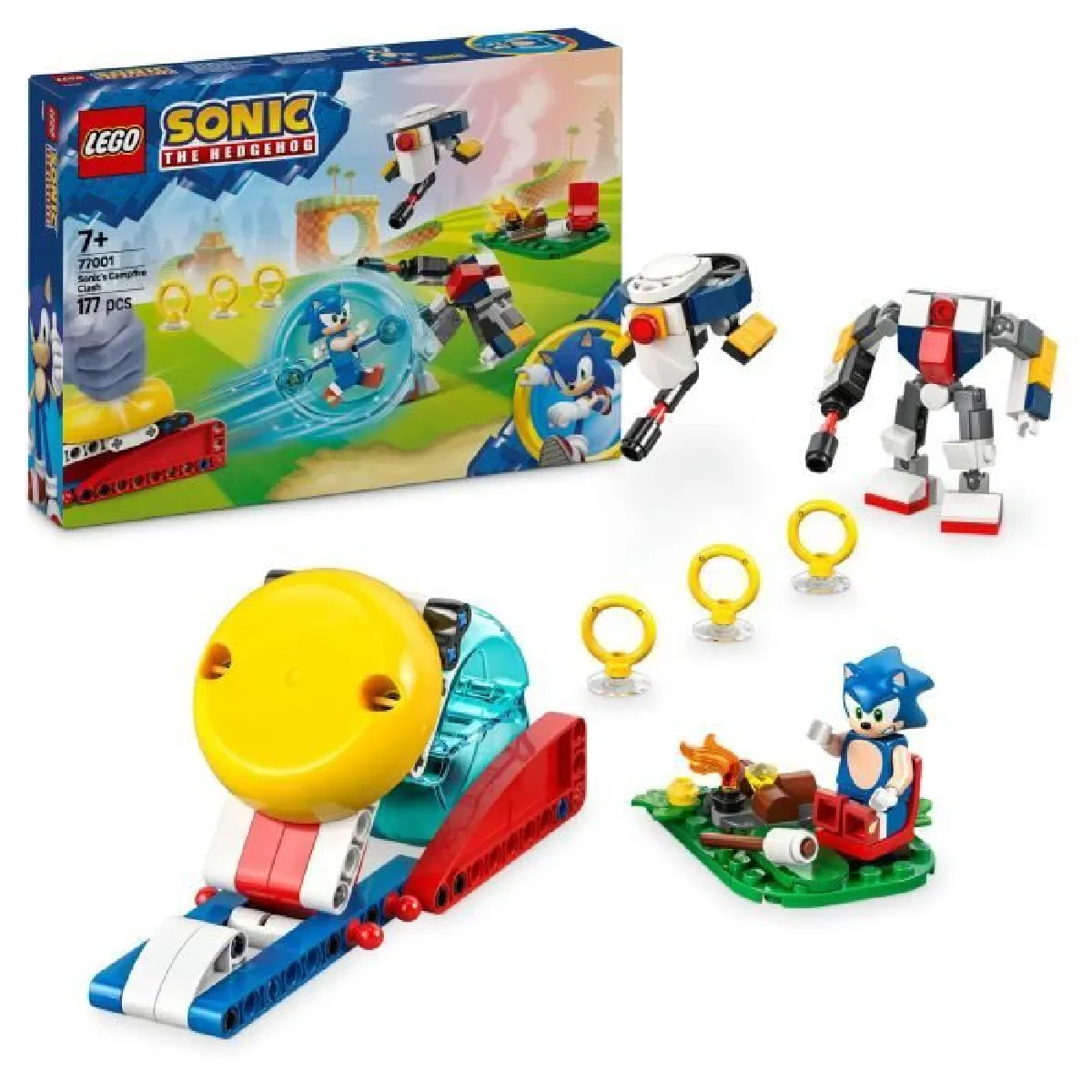 Lego Conflit Au Fau De Camp De Sonic 77001 Lego La Boite - vue 2