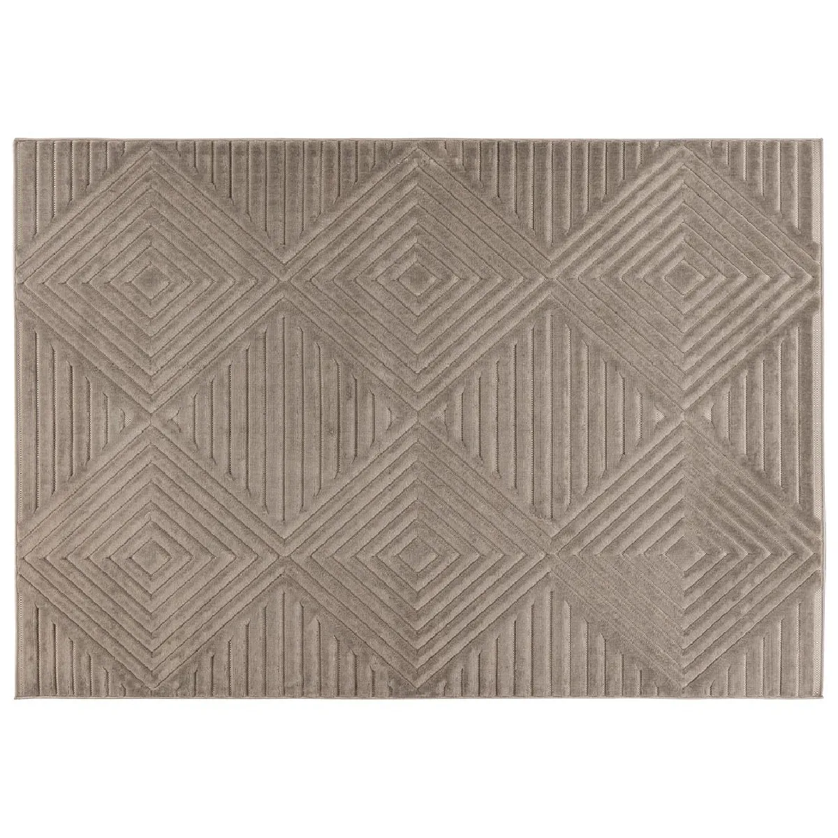 Rio tapis rectangulaire motif géométrique intérieur et extérieur