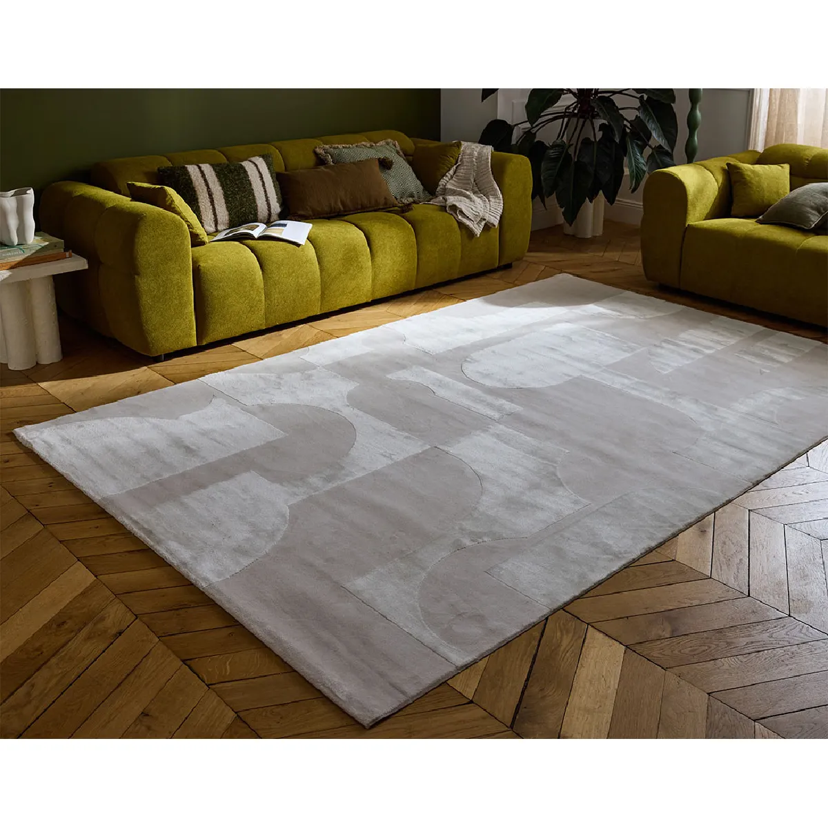 Telio tapis rectangulaire motif bohème