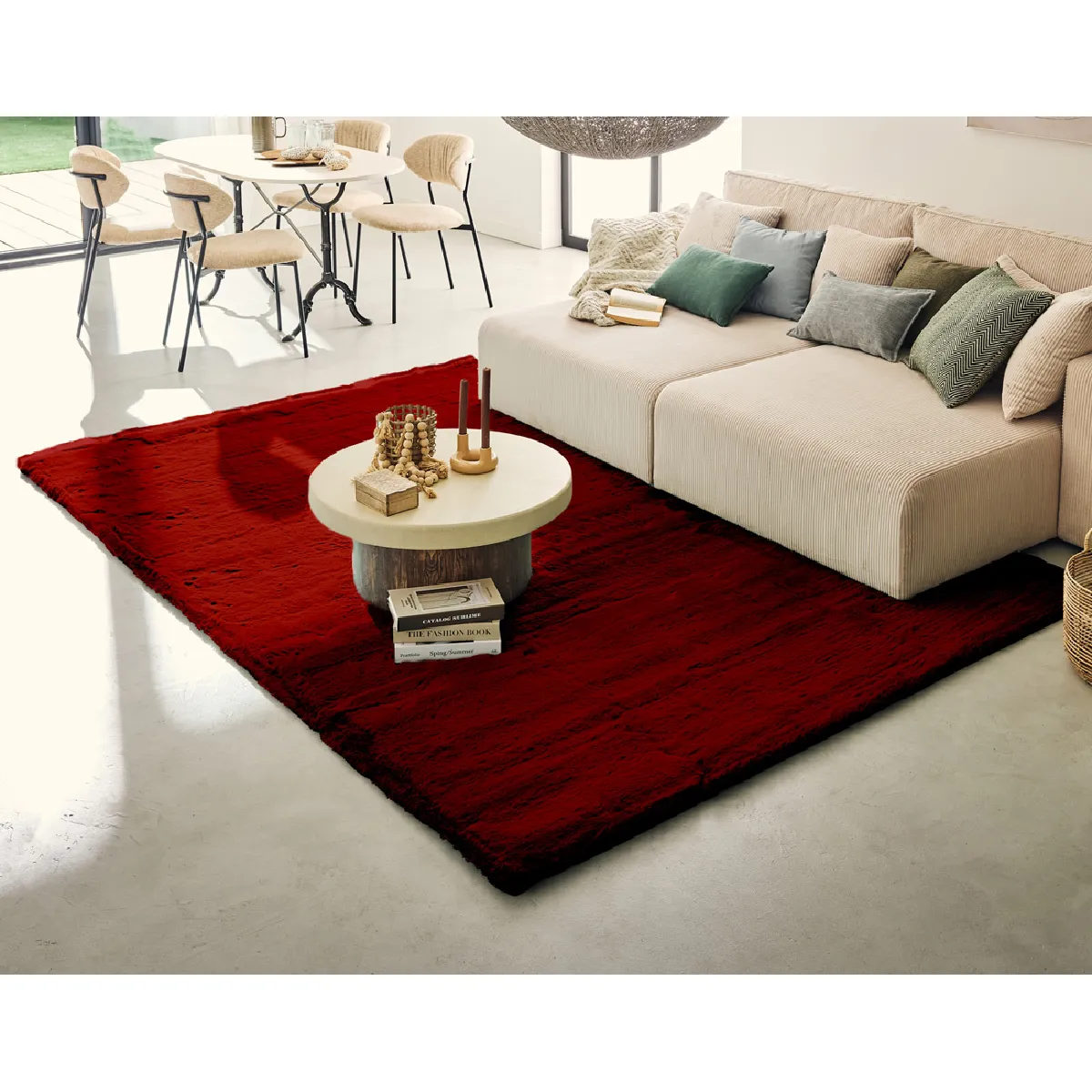 Joy tapis rectangulaire fausse fourrure - vue 6