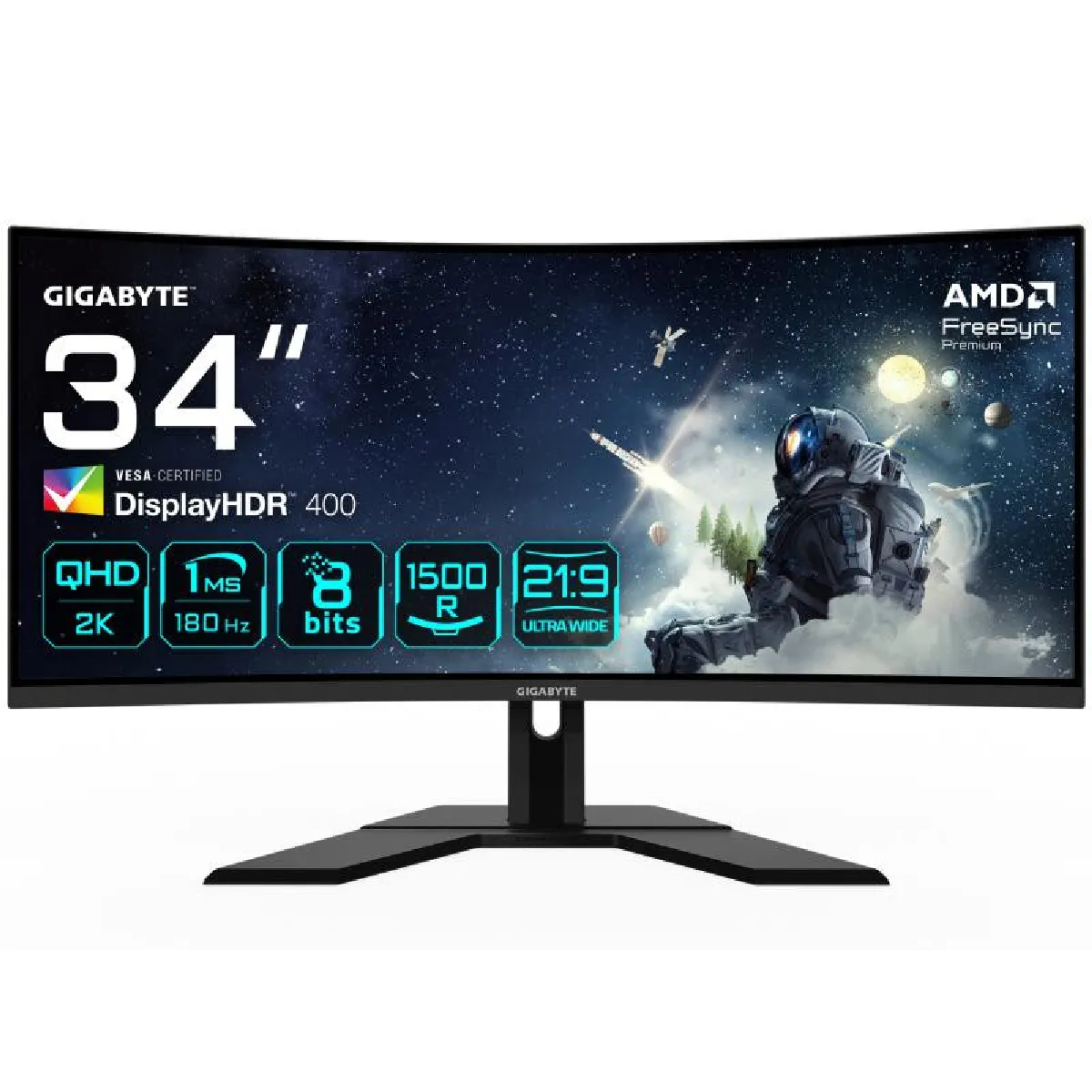 Gigabyte Noir 34" Led - G34wqcp