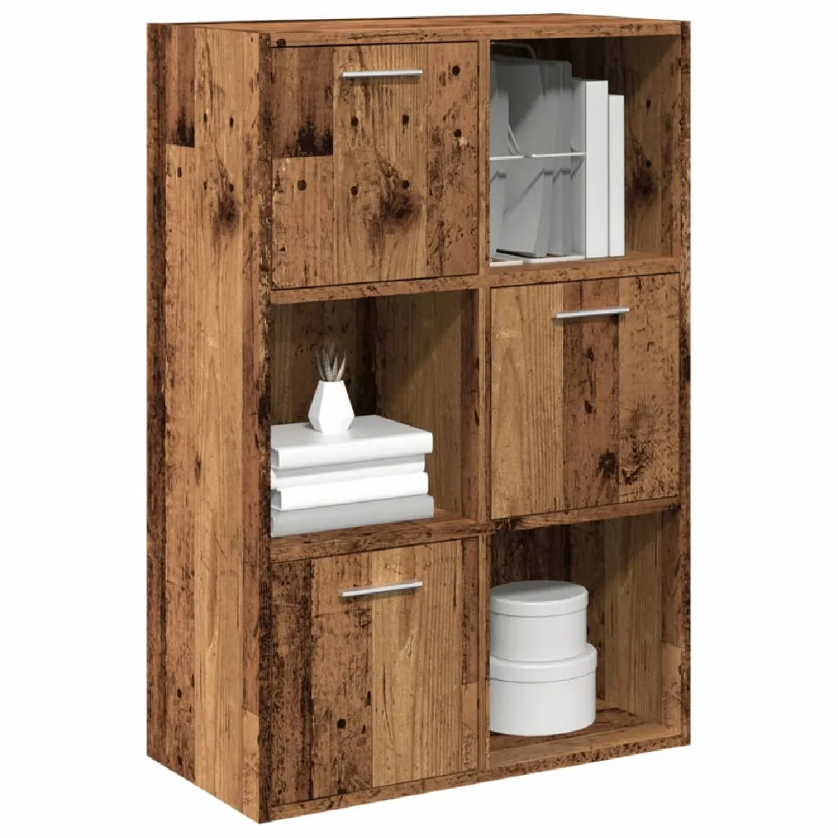 VIDAXL - Bibliothèque - Style Rustique - 60,5x30x90 cm - Image 2