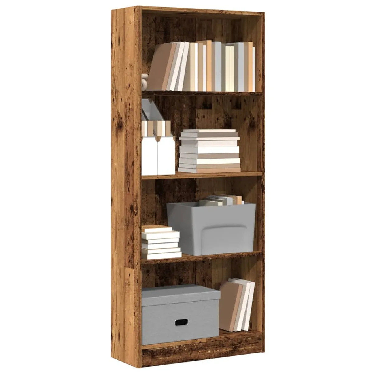 VIDAXL - Bibliothèque - Style Vintage - 60x24x143 cm - Image 3
