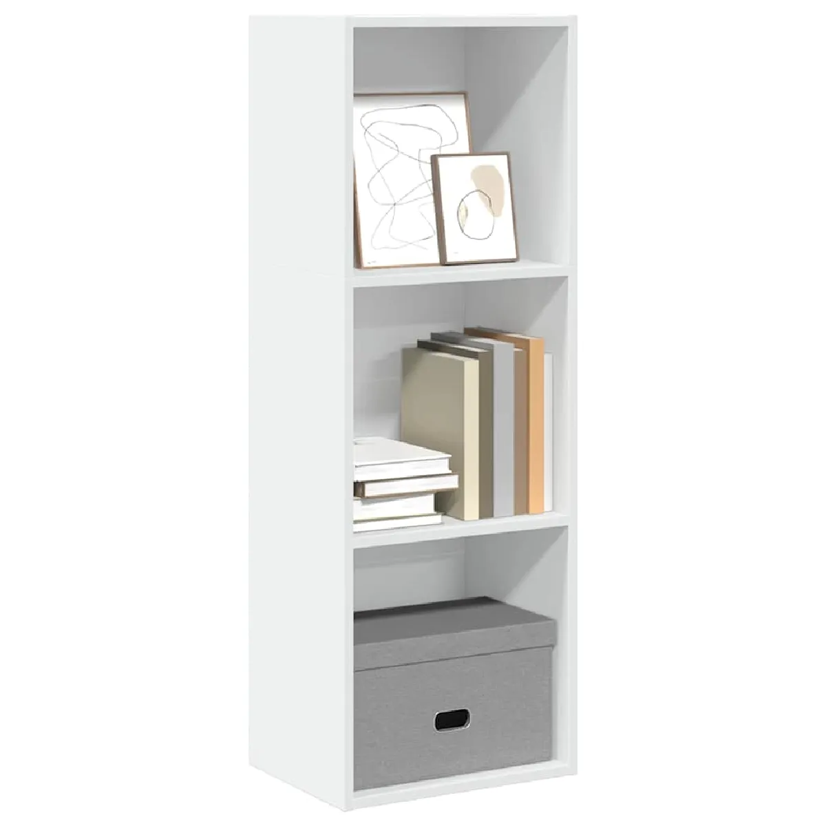 VIDAXL - Bibliothèque - Blanc - 40x30x114 cm - Image 2