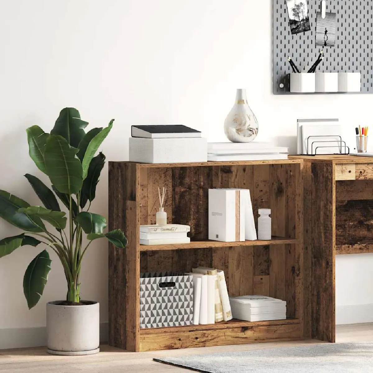 VIDAXL - Bibliothèque - Style Vintage - 80x24x76 cm - Image 3