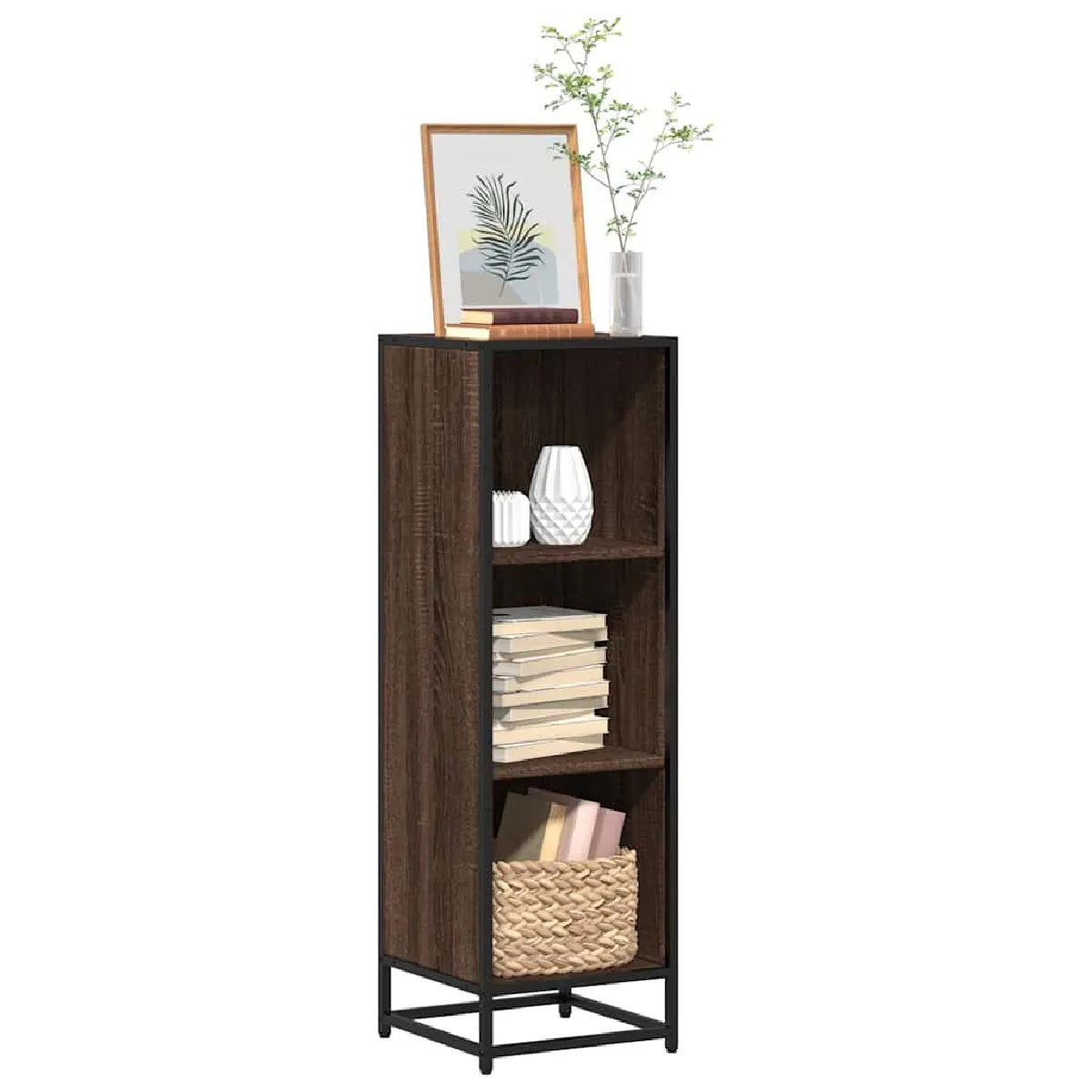 vidaXL Bibliothèque chêne - vue 7