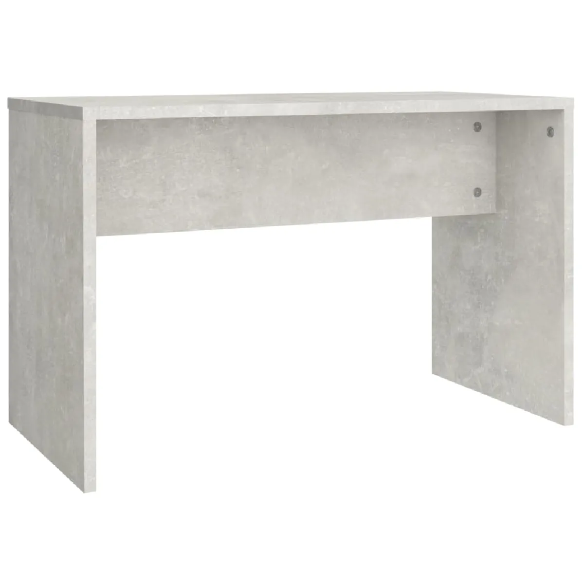 Decoshop26 Tabouret de coiffeuse - Gris béton
