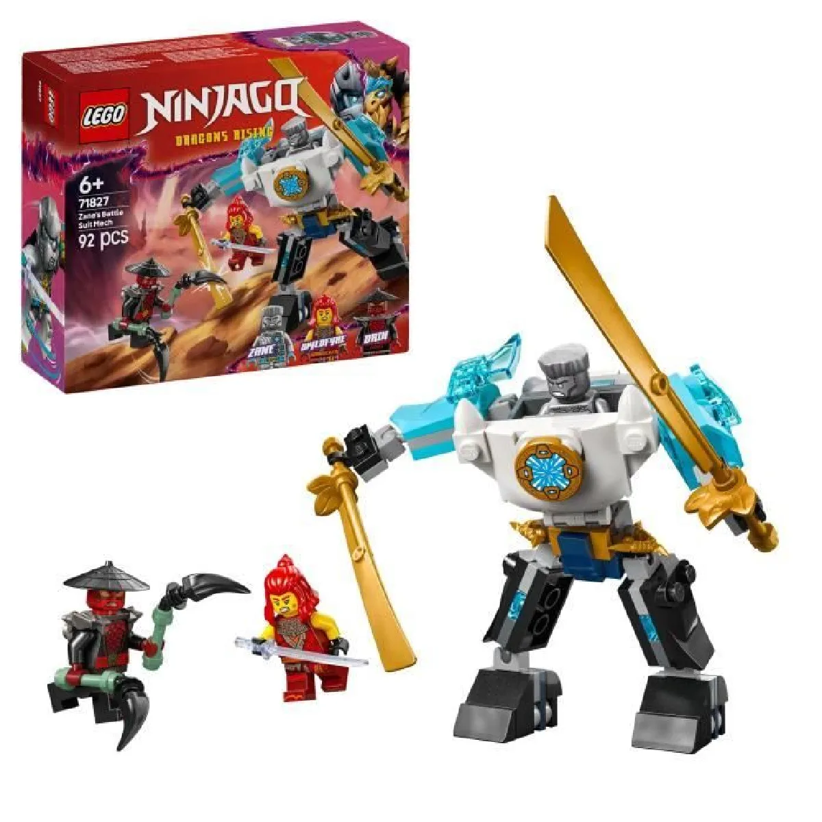 Lego Ninjago 71827 super armure Zane