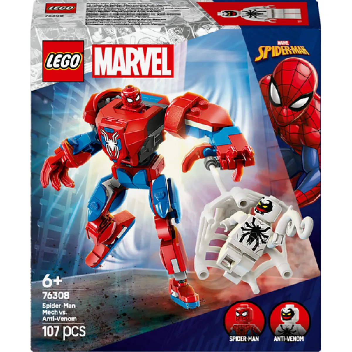 LEGO 76308 Le robot de Spider-Man contre Anti-Venom