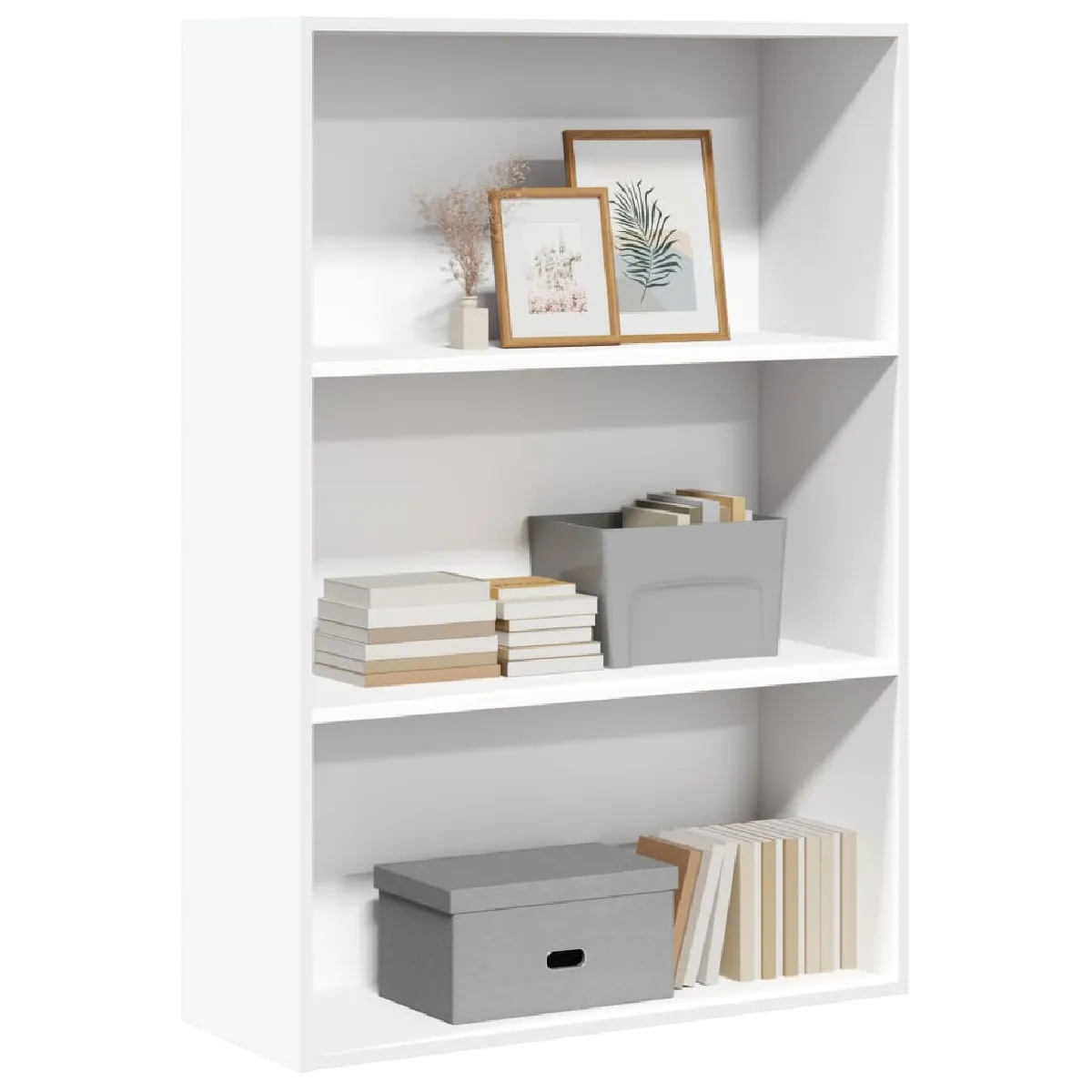 vidaXL - Bibliothèque - 80x30x114 cm - Blanc - Image 2