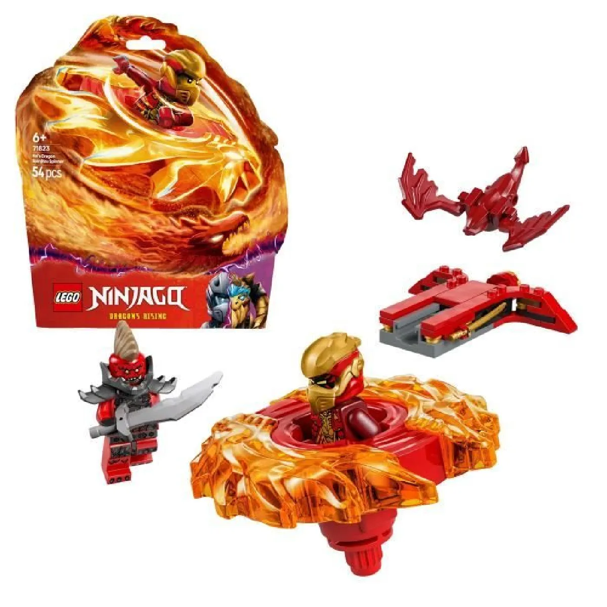 Ninjago 71823 La toupie Spinjitzu du dragon de Kai