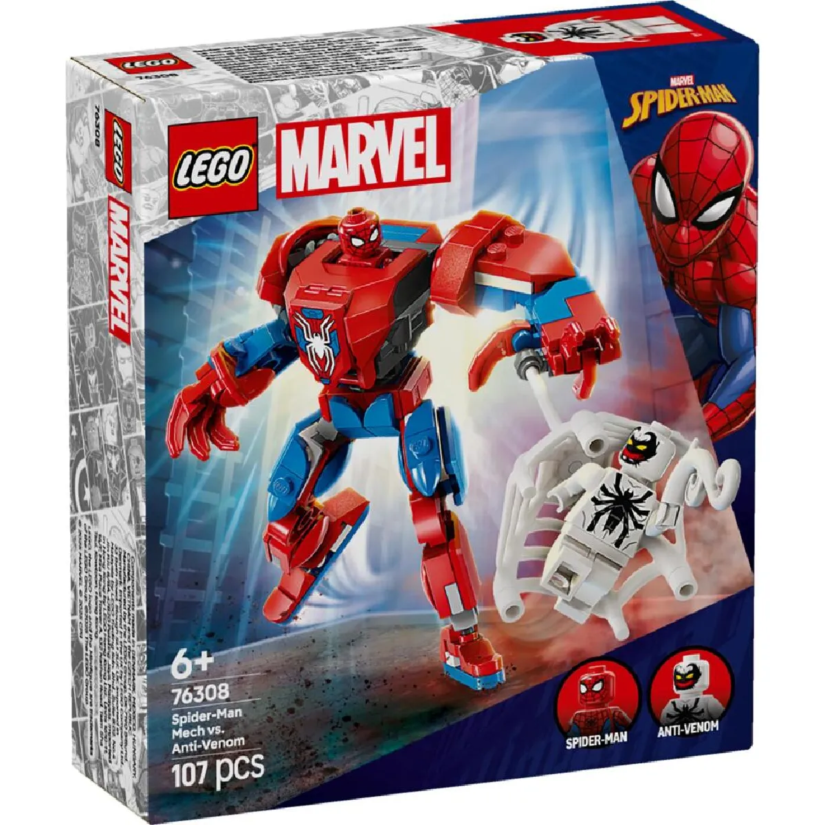 LEGO 76308 Le robot de Spider-Man contre Anti-Venom