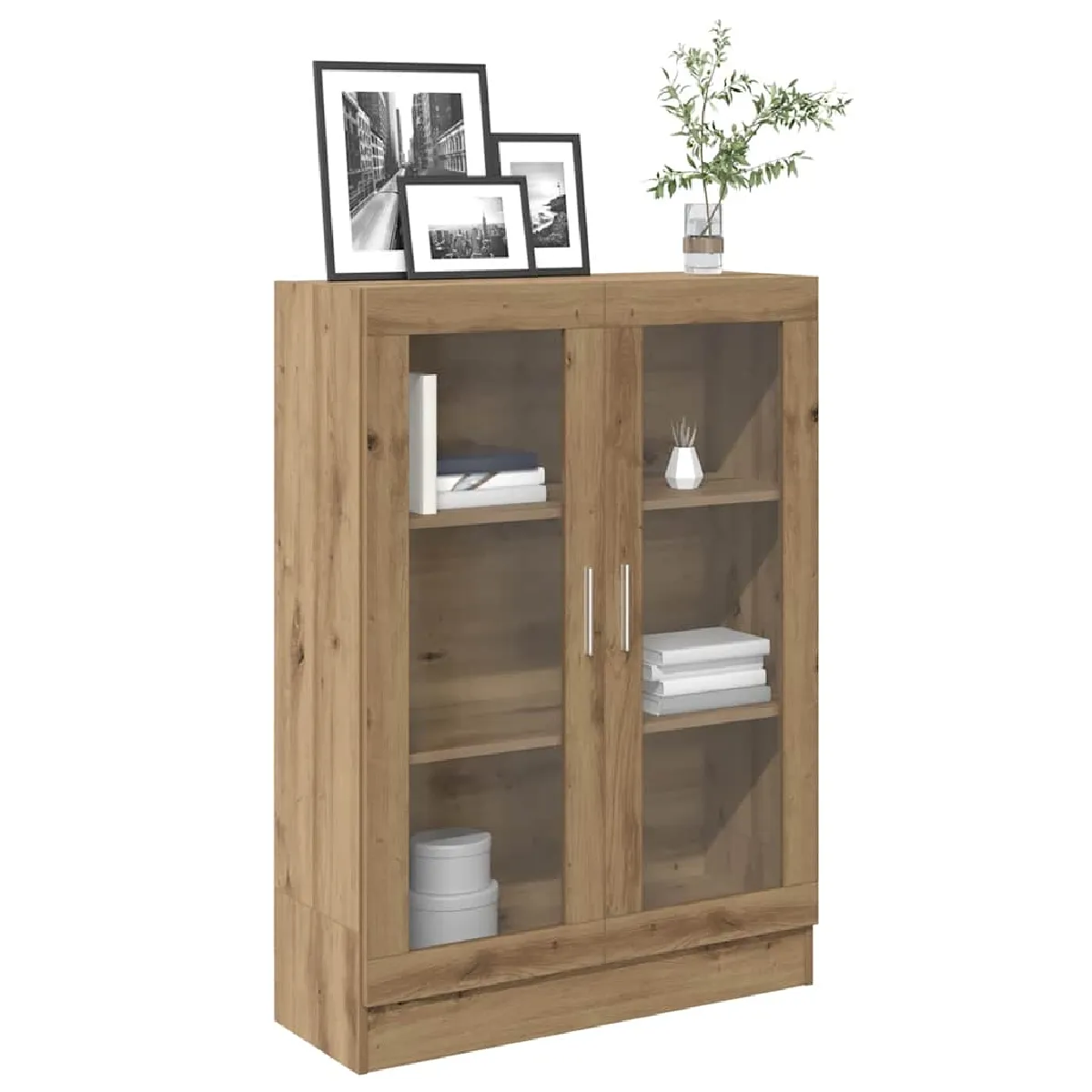 VIDAXL - Bibliothèque - Chêne Artisanal - 82,5x30,5x115 cm - Image 2