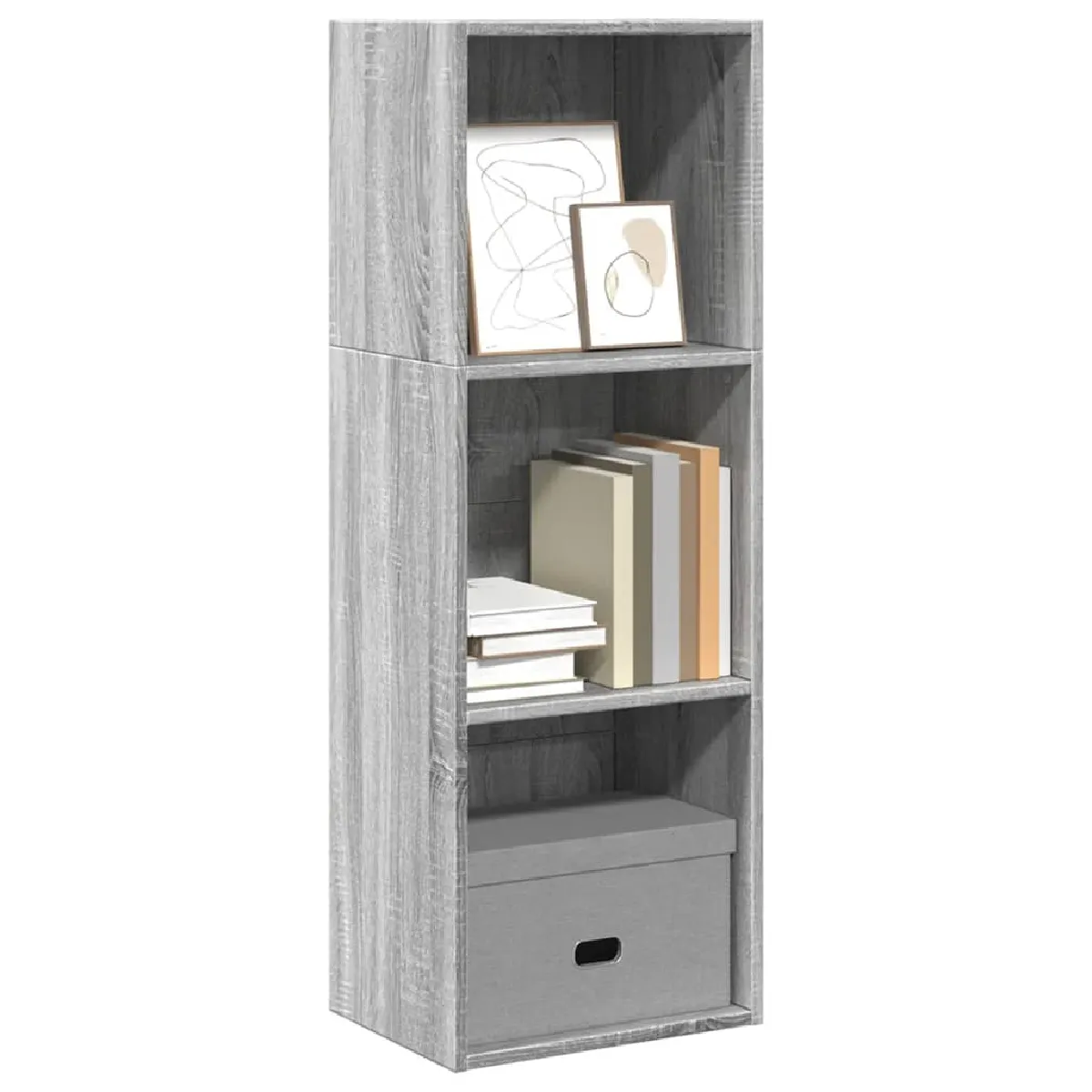 VIDAXL - Bibliothèque - Sonoma - Gris - 40x30x114 cm - Image 2