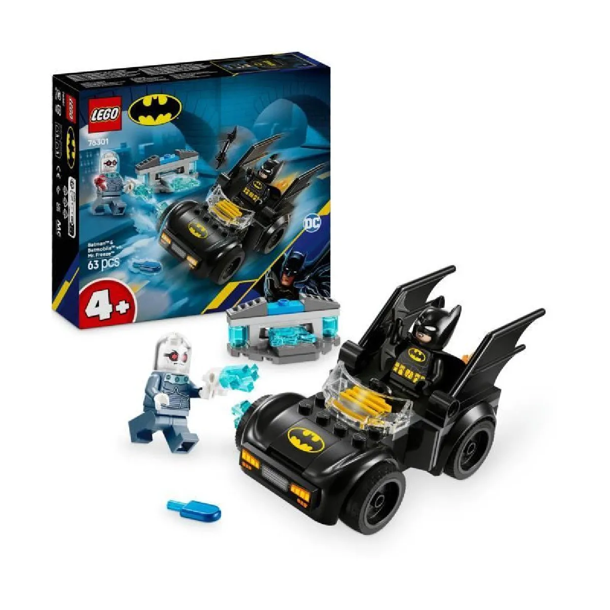 Lego Batman Et La Batmobile Contre Mr.freeze 76301 Lego La Boite - vue 2