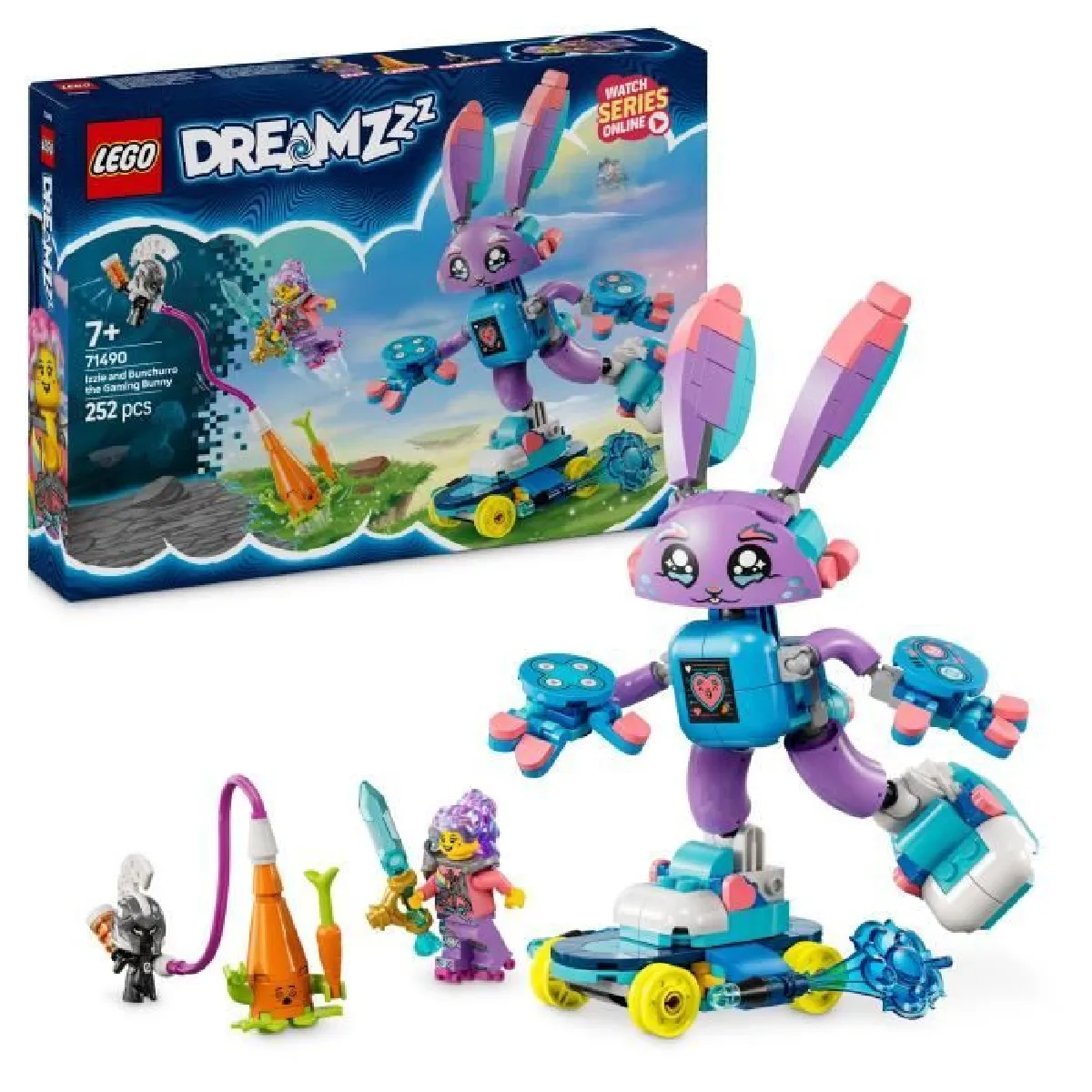 Lego Dreamzzz Izzie Et Bunchurro Le Lapin Gamer 71490 Lego La Boite - vue 3