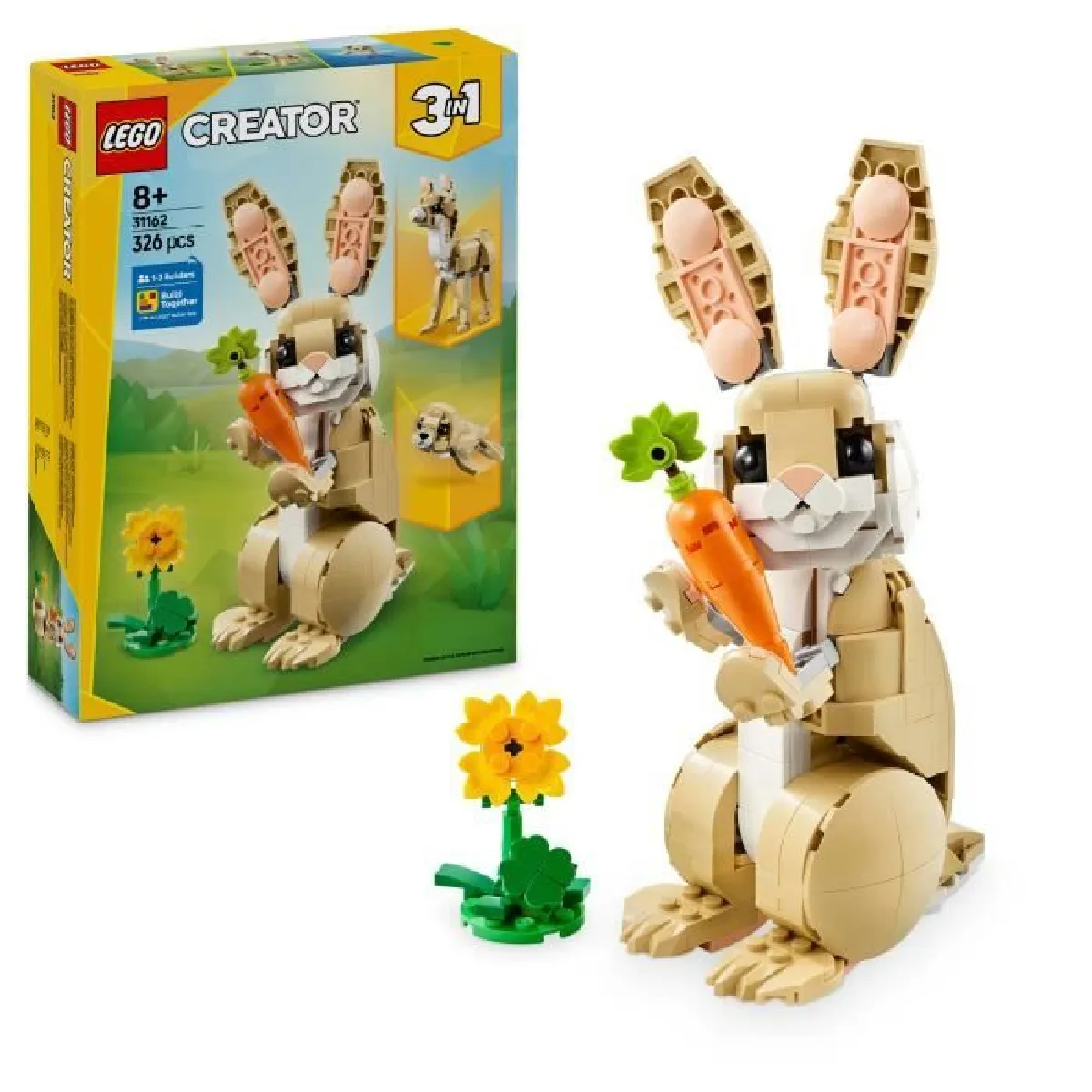 LEGO Creator 3-en-1 L'adorable lapin 31162 - vue 8