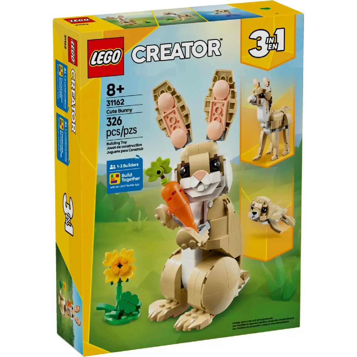 Lego Creator 3 En 1 'adorable Lapin 31162 Lego La Boite - vue 3