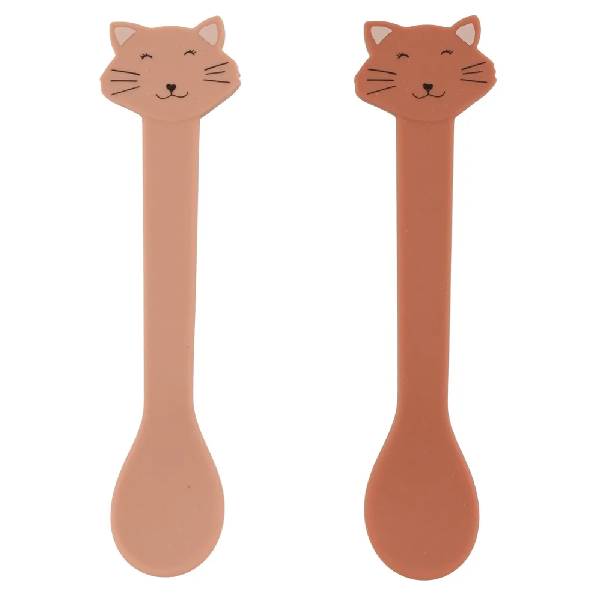 Trixie - Cuillères pour bébé en silicone - Rose - Image 3