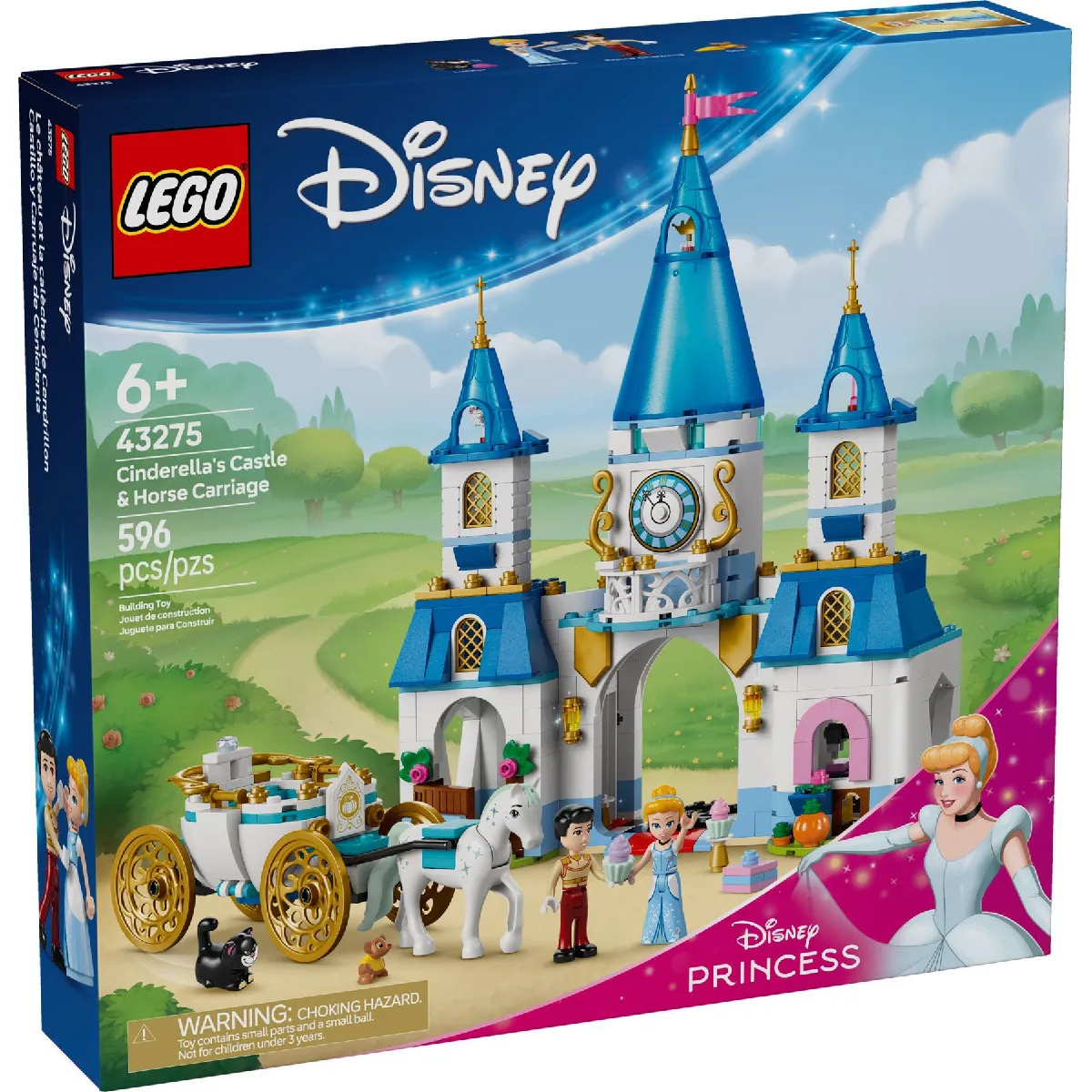 Lego Le Château De Cendrillon Et La Calèche 43275 Lego La Boite - vue 3