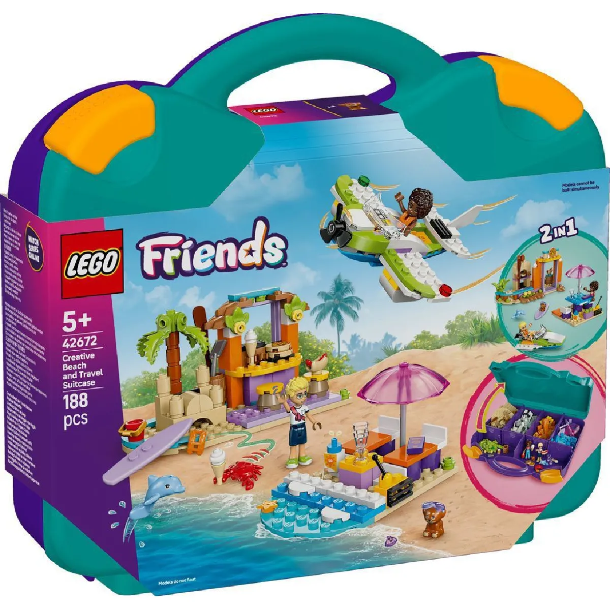 Lego Friends La Valise Créative De Plage 42672 Lego La Boite - vue 2