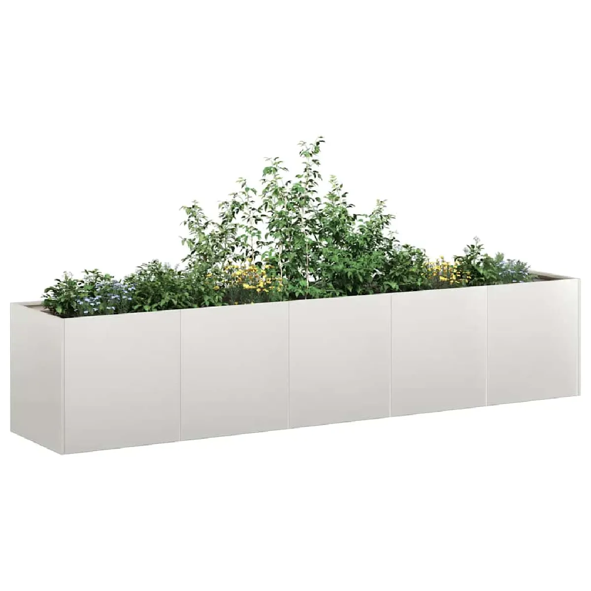 vidaXL Jardinière acier inoxydable - vue 5