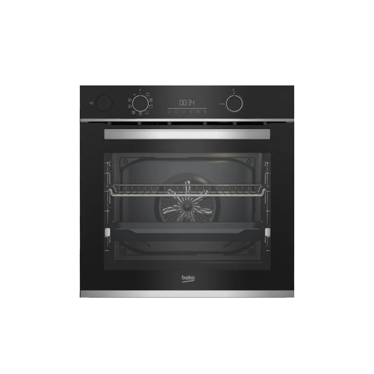 BEKO four encastrable multifonction pyrolyse inox BBIS13300XPE 1