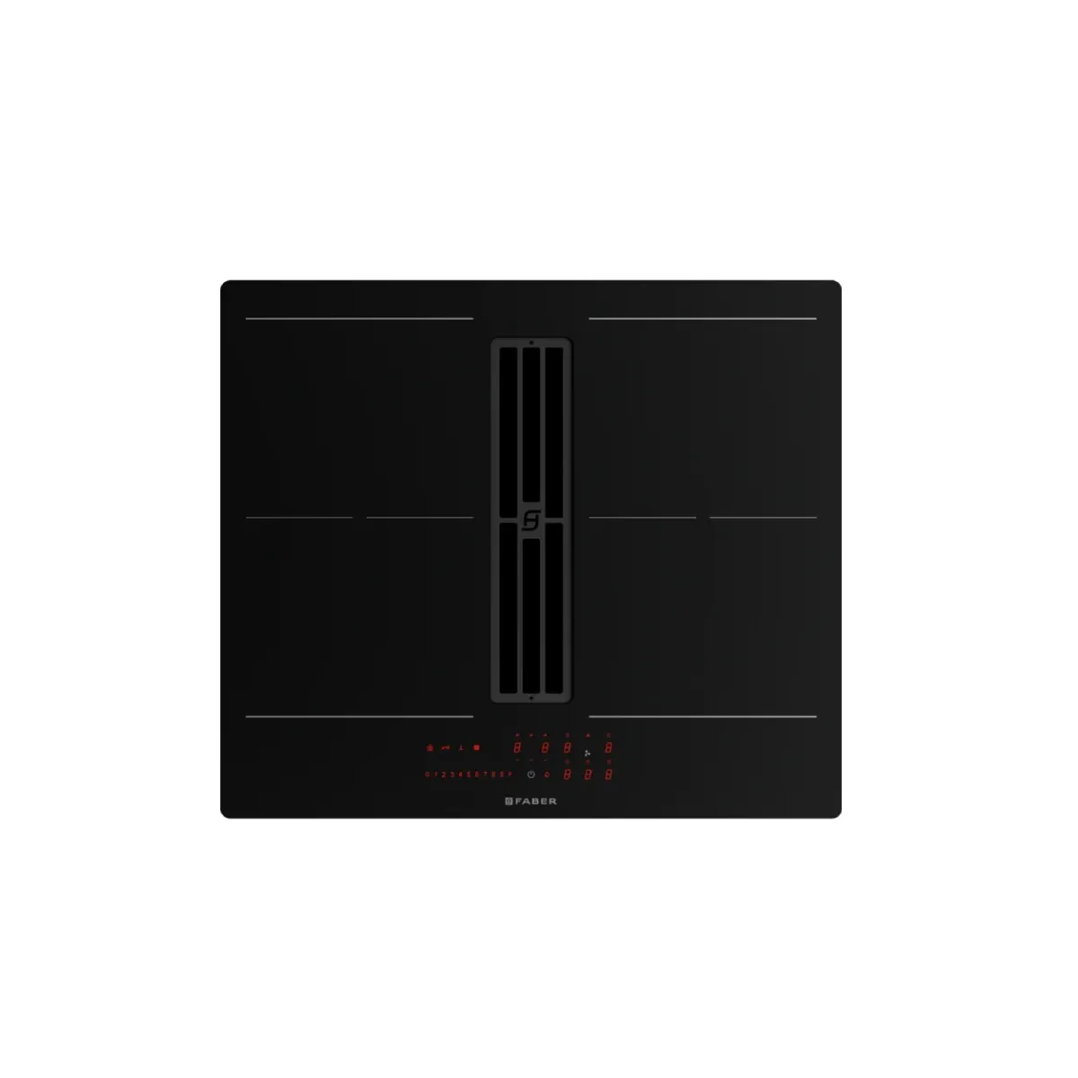 Non Communiqué Noir Table De Cuisson Induction Aspirante Version Évacuation Faber - 5372717 - Image 2