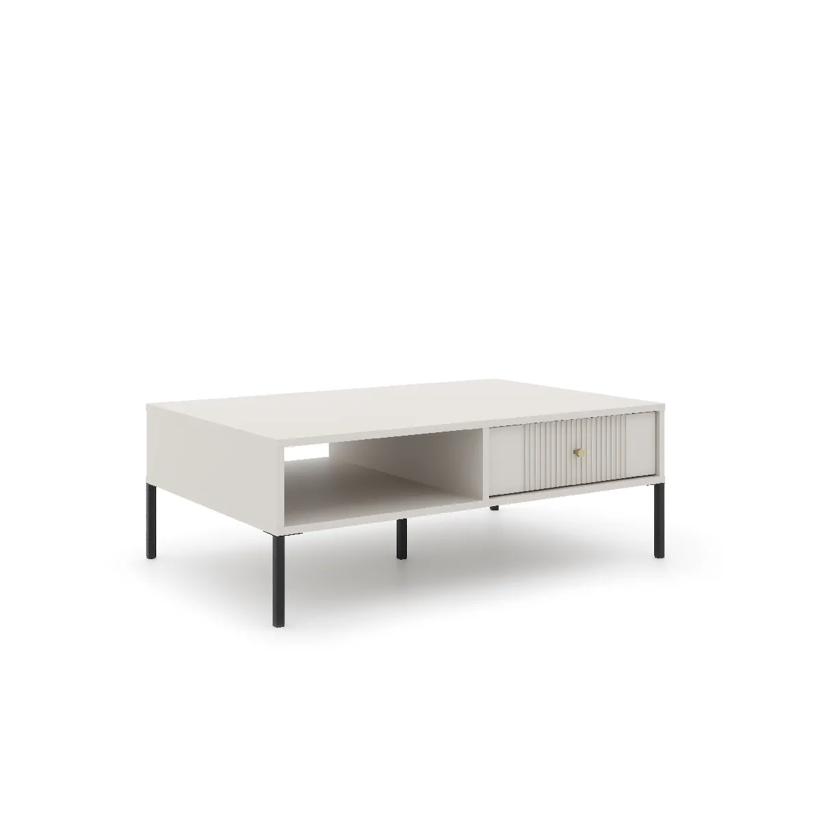 Meilleurs prix pour VIVALDI Table Basse ISEO 2S - Cachemire/Noir