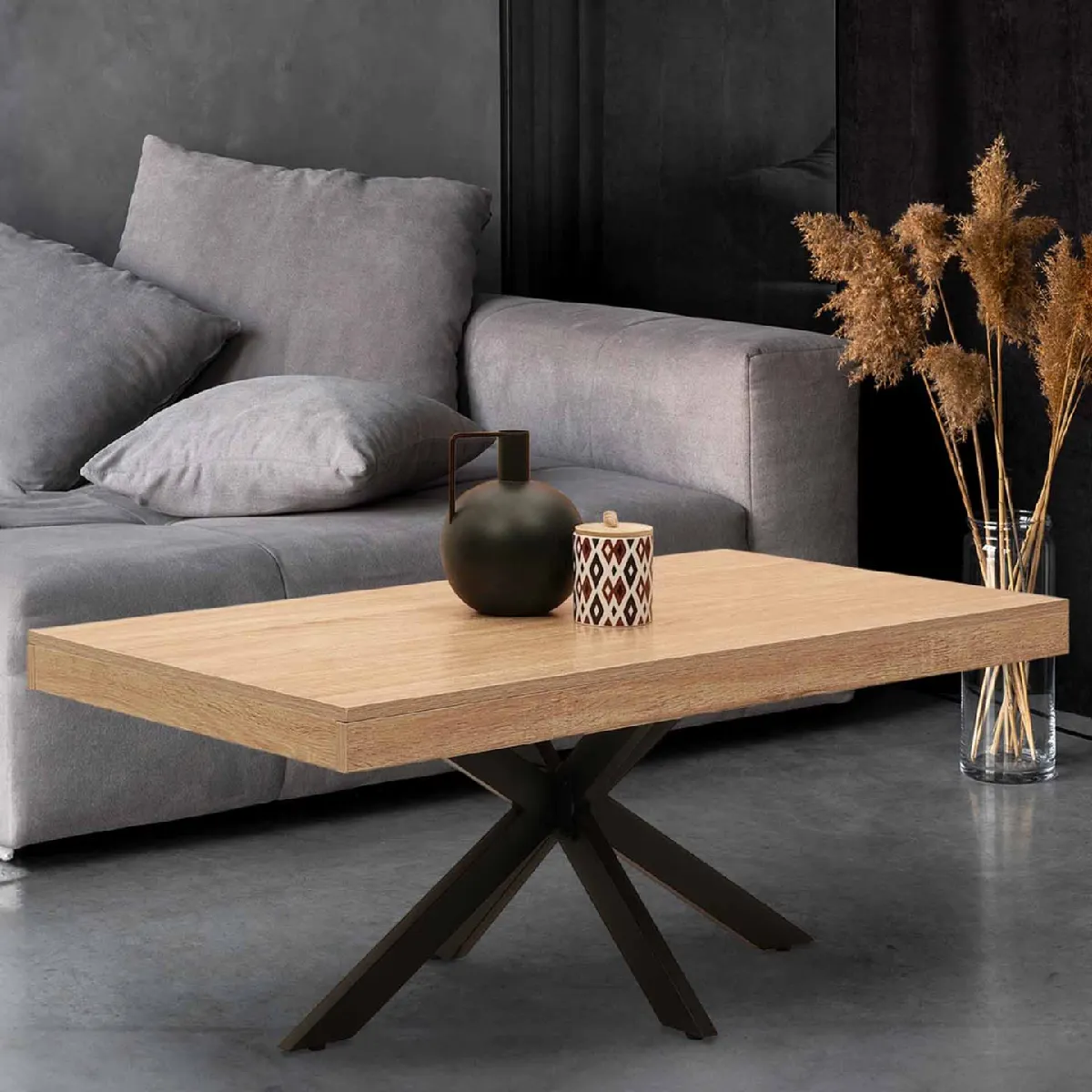 Comparer les prix de TB ALIX 110 cm - Bois/Noir