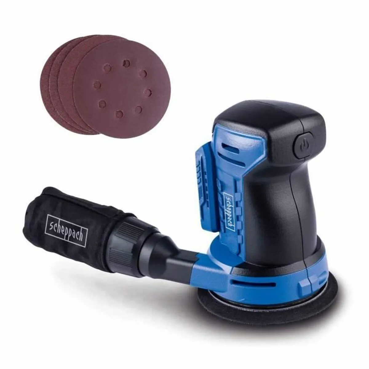 Pack Ponceuse excentrique sans fil C OBS125 X disque 125mm SCHEPPACH 20V IXES + batterie 2Ah + chargeur - vue 2