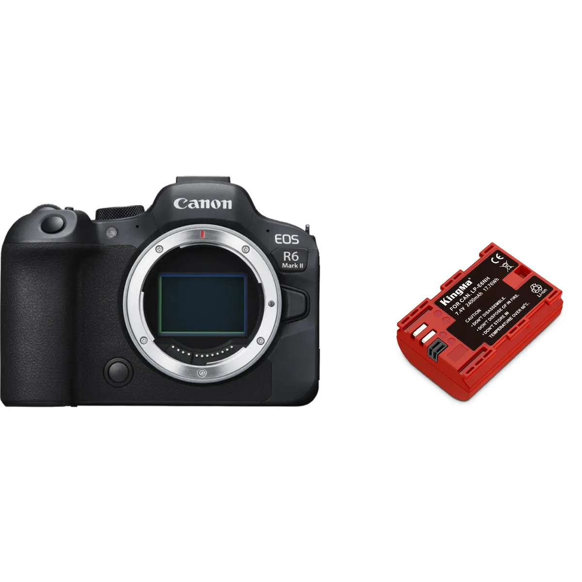 CANON EOS R6 II Body + Kingma Battery