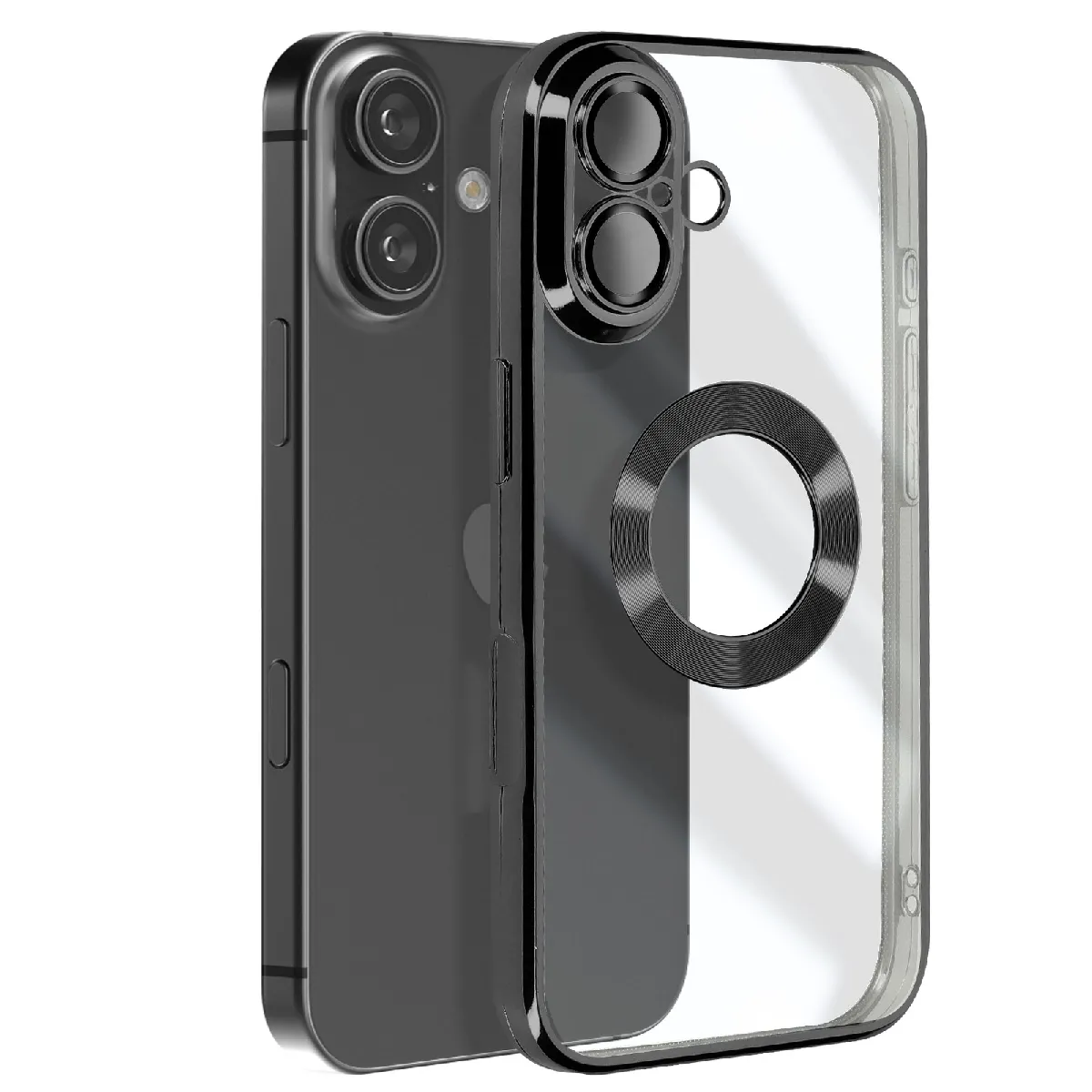 Avizar Noir Coque Iphone 16