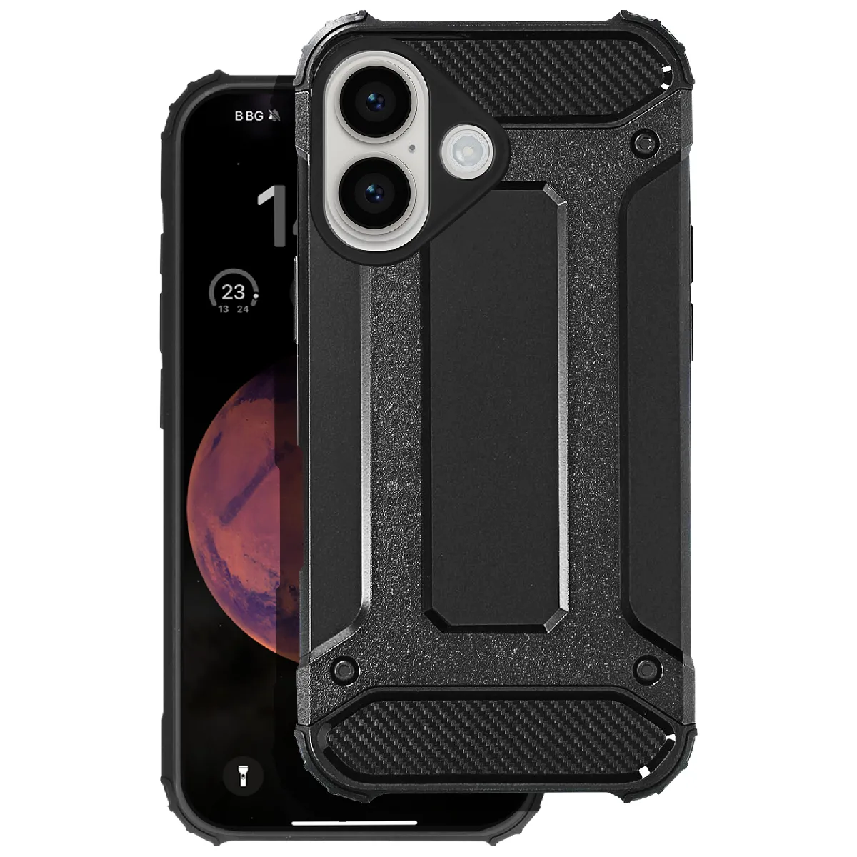 Avizar Noir Coque Iphone 16