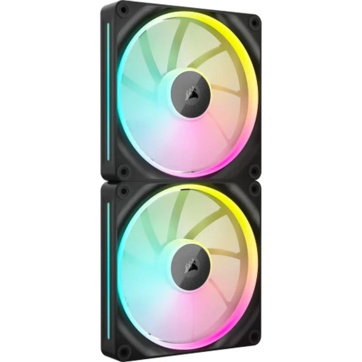 Corsair Noir Icue Link Lx140 Rgb Dual Pack (Noir)