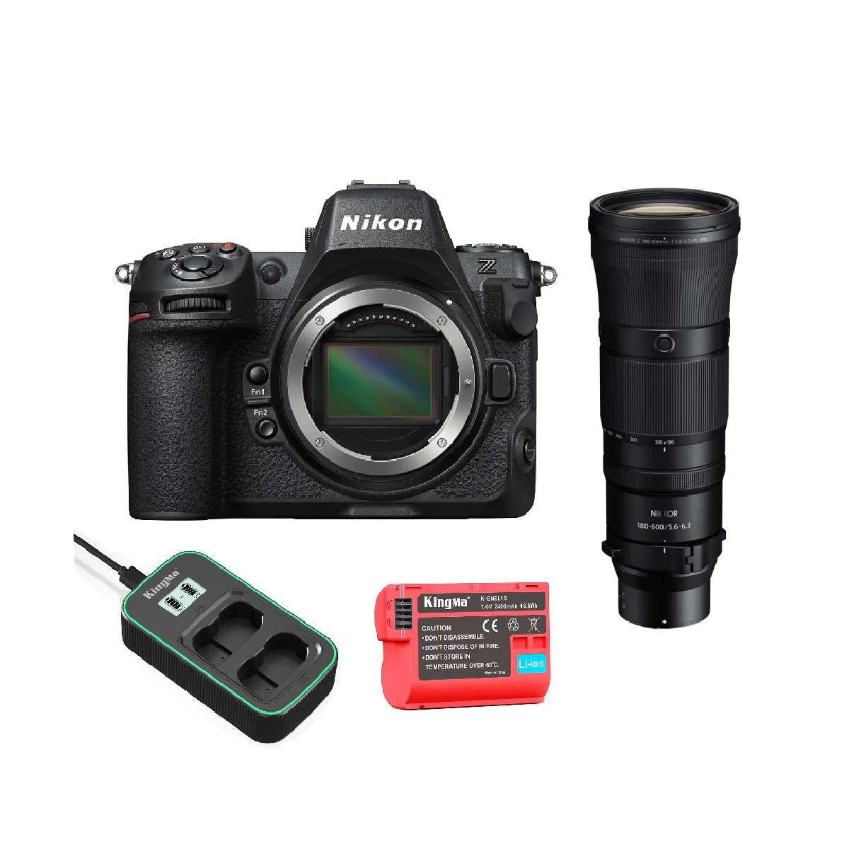 Nikon Z8 + 180 600mm + Charger Kit