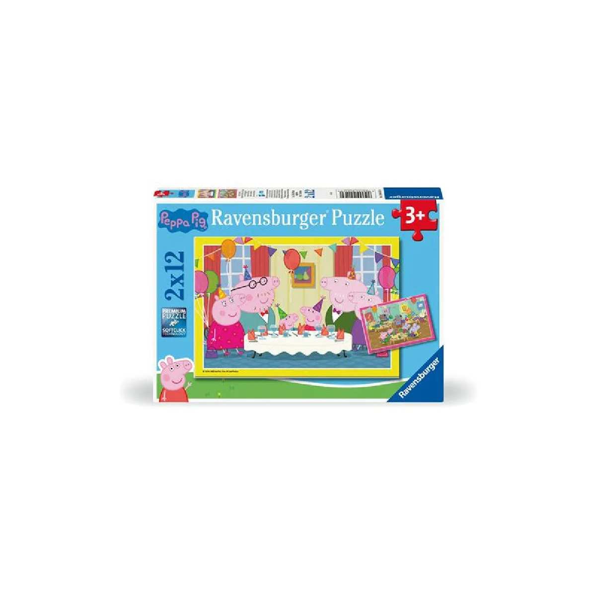Ravensburger Puzzle Enfant Puzzles 2x12 p Les Aventures de Peppa Pig Dès 05574