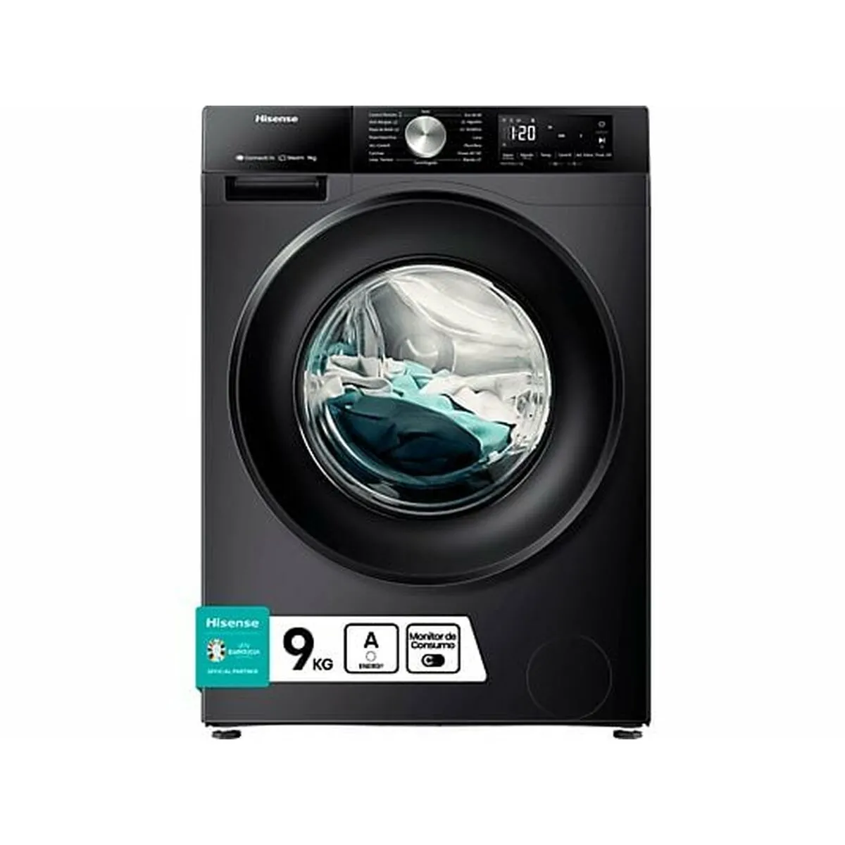 Lave-Linge Hublot 9 kg HISENSE WF3S9043BB3