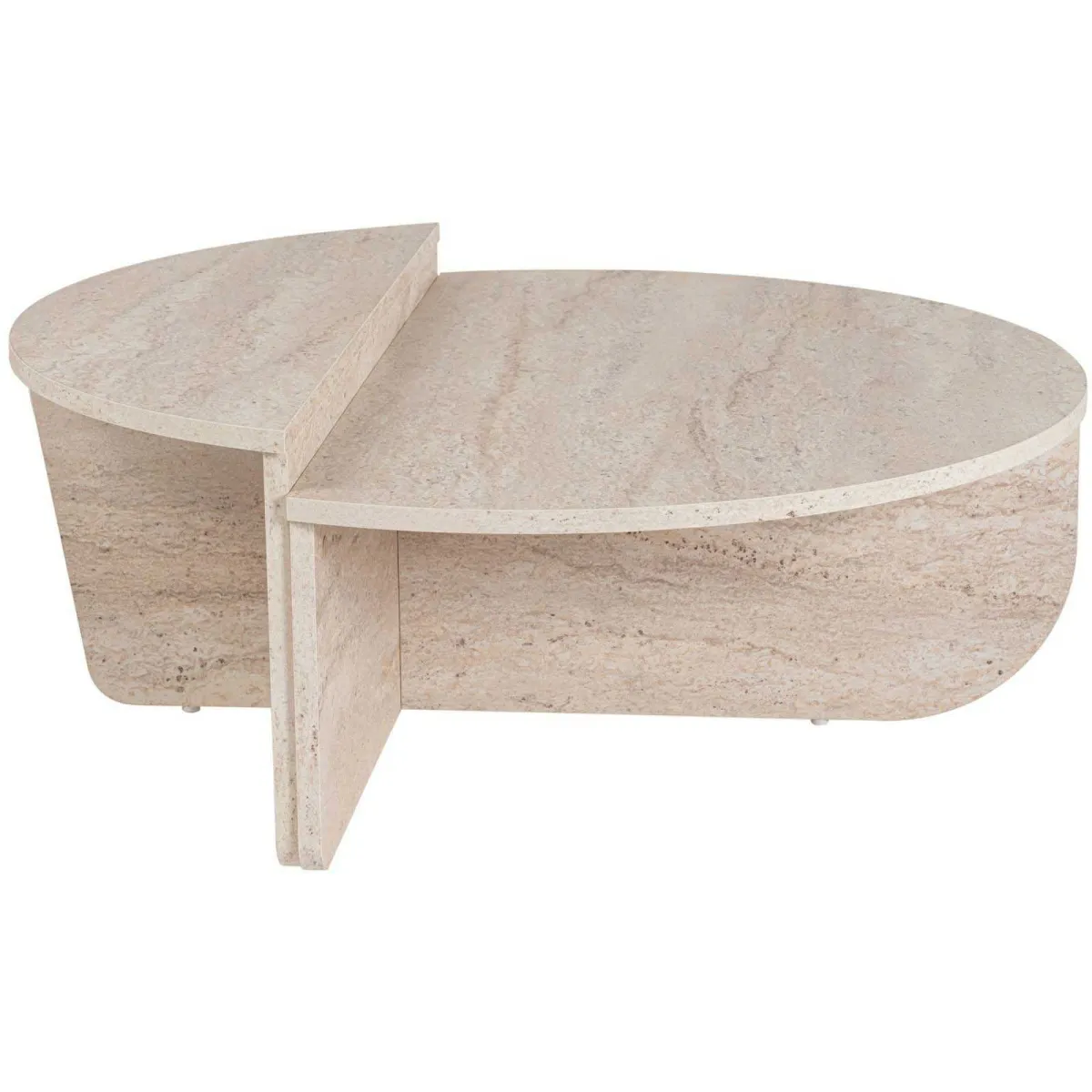 Comparer les prix de VENTE-UNIQUE Tables basses ALOEVA - Beige