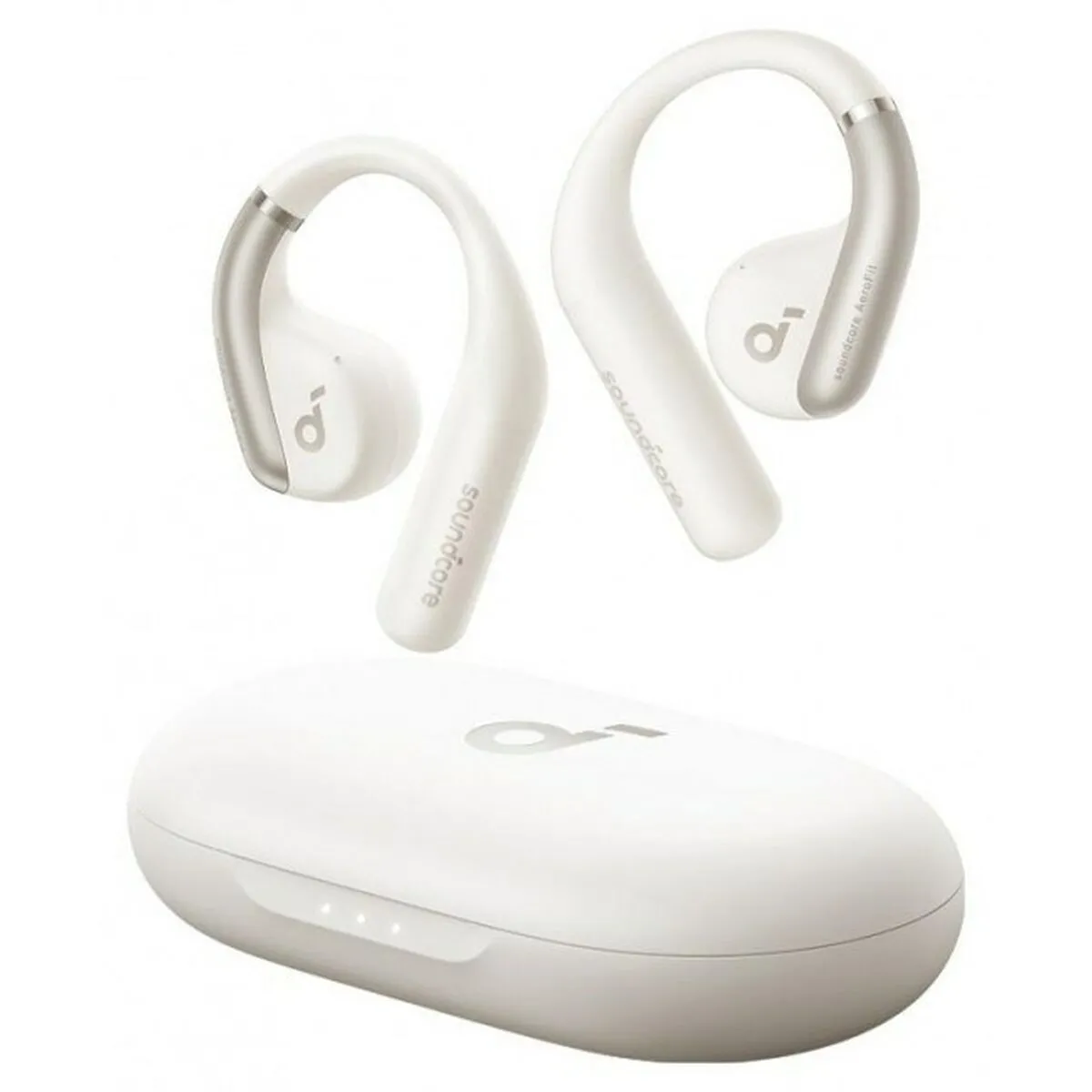 Écouteurs Bluetooth sans Fil Open Ear Soundcore by Anker AeroFit Oreillette Confort Ajustement Contour Ergonomique Son Équilibré IPX7 Lecture 42H Bluetooth 5.3 Contrôle par App Appels Clairs