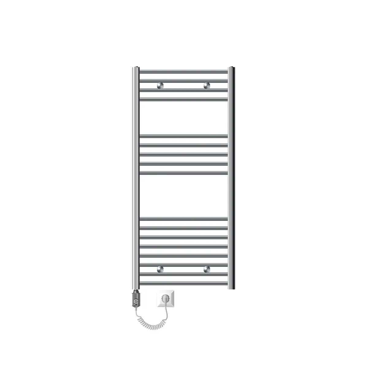 Luxebath Argent Sèche-Serviette Sans Fluide Sahara 900W