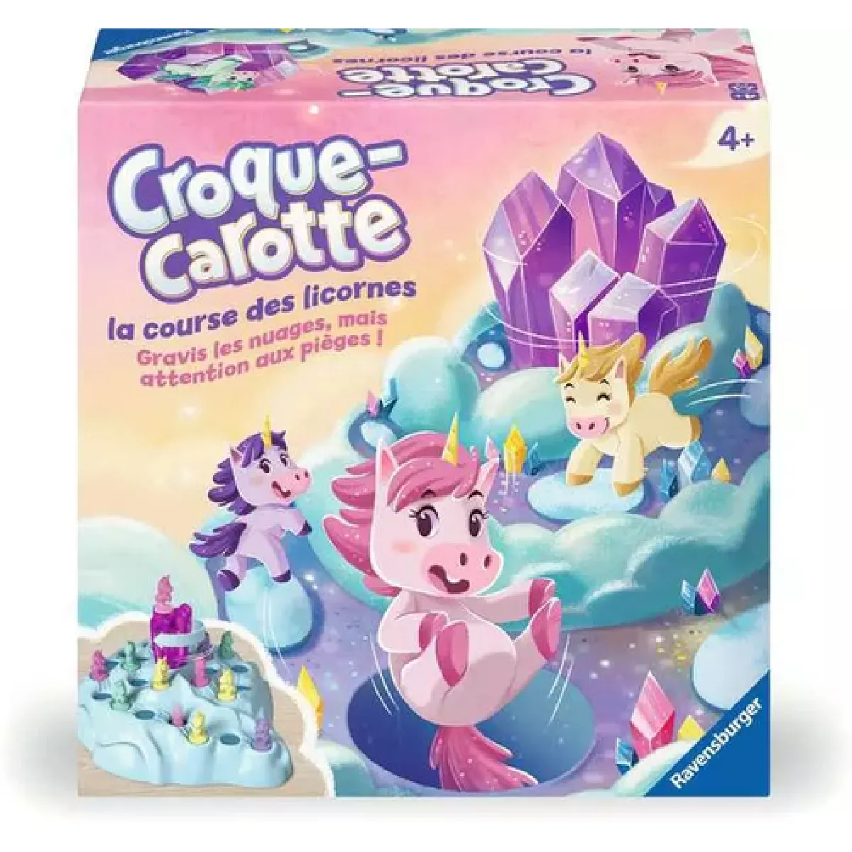 Jeu de Société Ravensburger 22798 – Croque Carotte Licorne, 2 à 4 Joueurs, Dès 4 Ans - vue 3