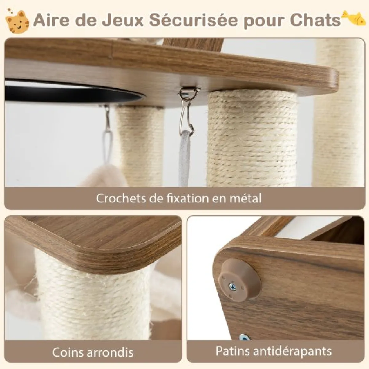 Meilleurs prix pour Arbre à chat tour - Naturel