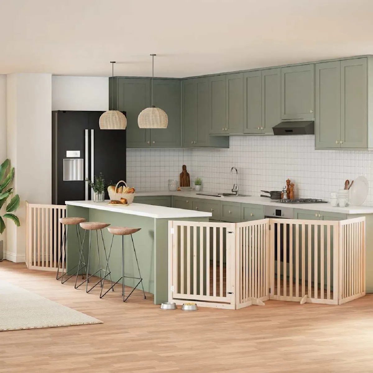 vidaXL Barrière cheminée pliable 6 panneaux - vue 5