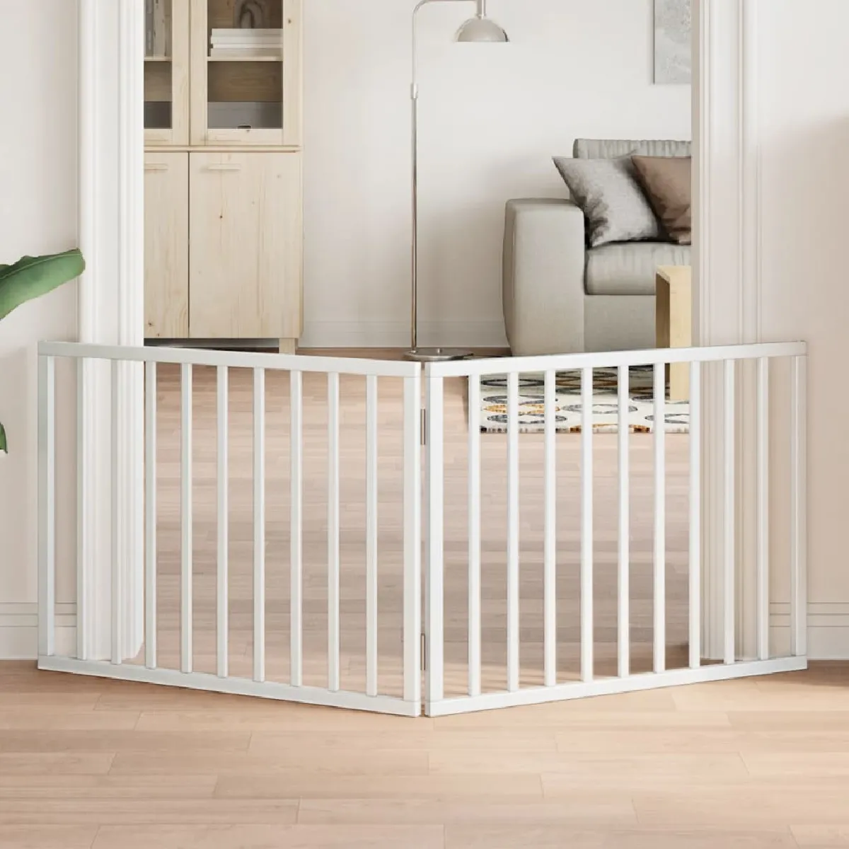 vidaXL Barrière Pliable 2 Panneaux