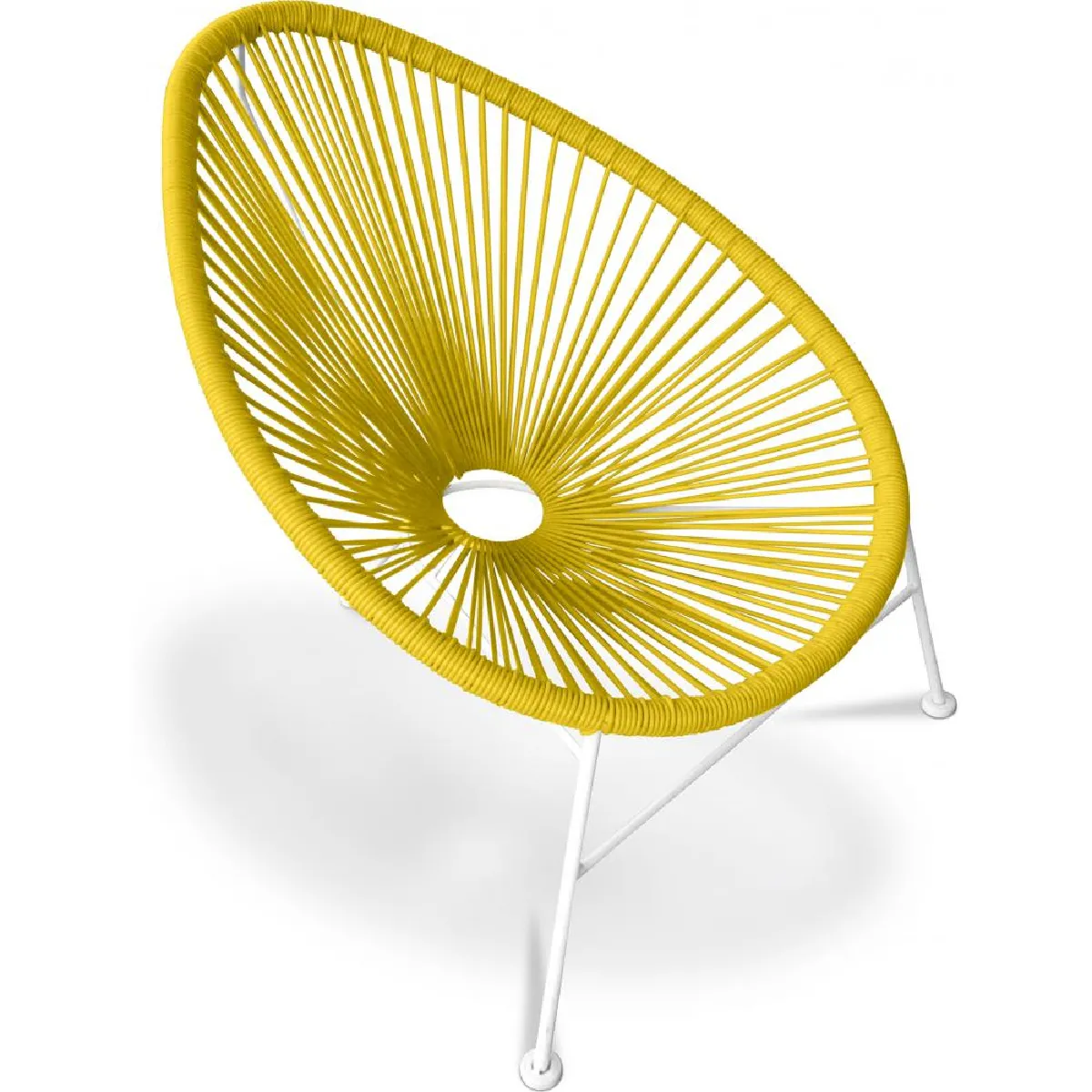 Chaise d'extérieur - Chaise de jardin d'extérieur - Acapulco Jaune