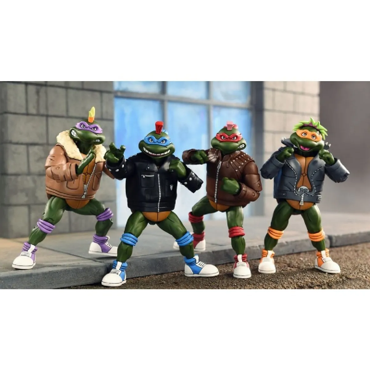 Neca Figurines Les Tortues Ninja Punk Turtles