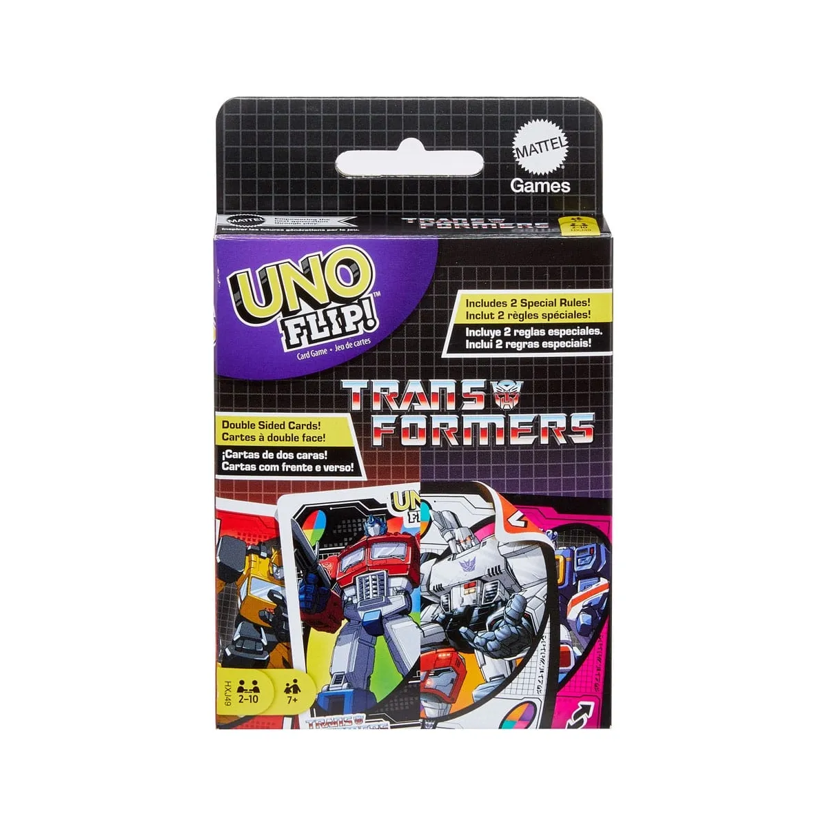 Mattel Transformers UNO Flip